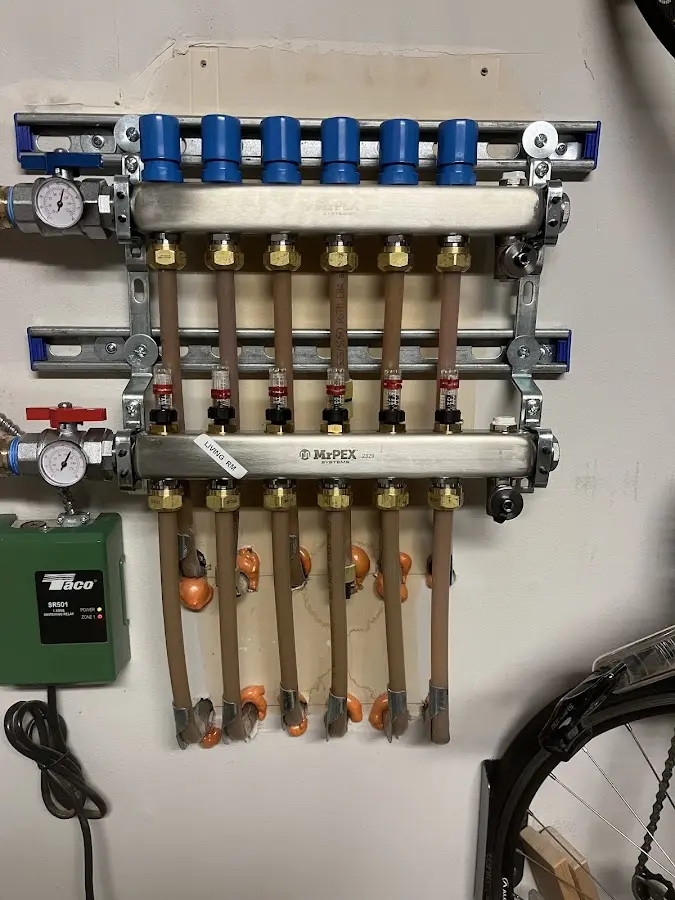 Plumber performing Leak Detection at a residential property in Fleming Island